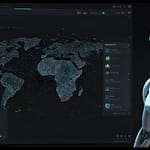 Grok AI system processing complex data queries