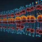 Advanced medical laboratory with genetic sequencing equipment, personalized treatment displays, and precision medicine research interfaces