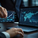 Professional fraud detection center with security analytics, anomaly detection systems, and financial protection monitoring displays