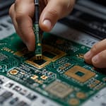 Advanced flexible electronics laboratory with bendable circuits, conformable technology prototypes, and adaptive hardware demonstrations